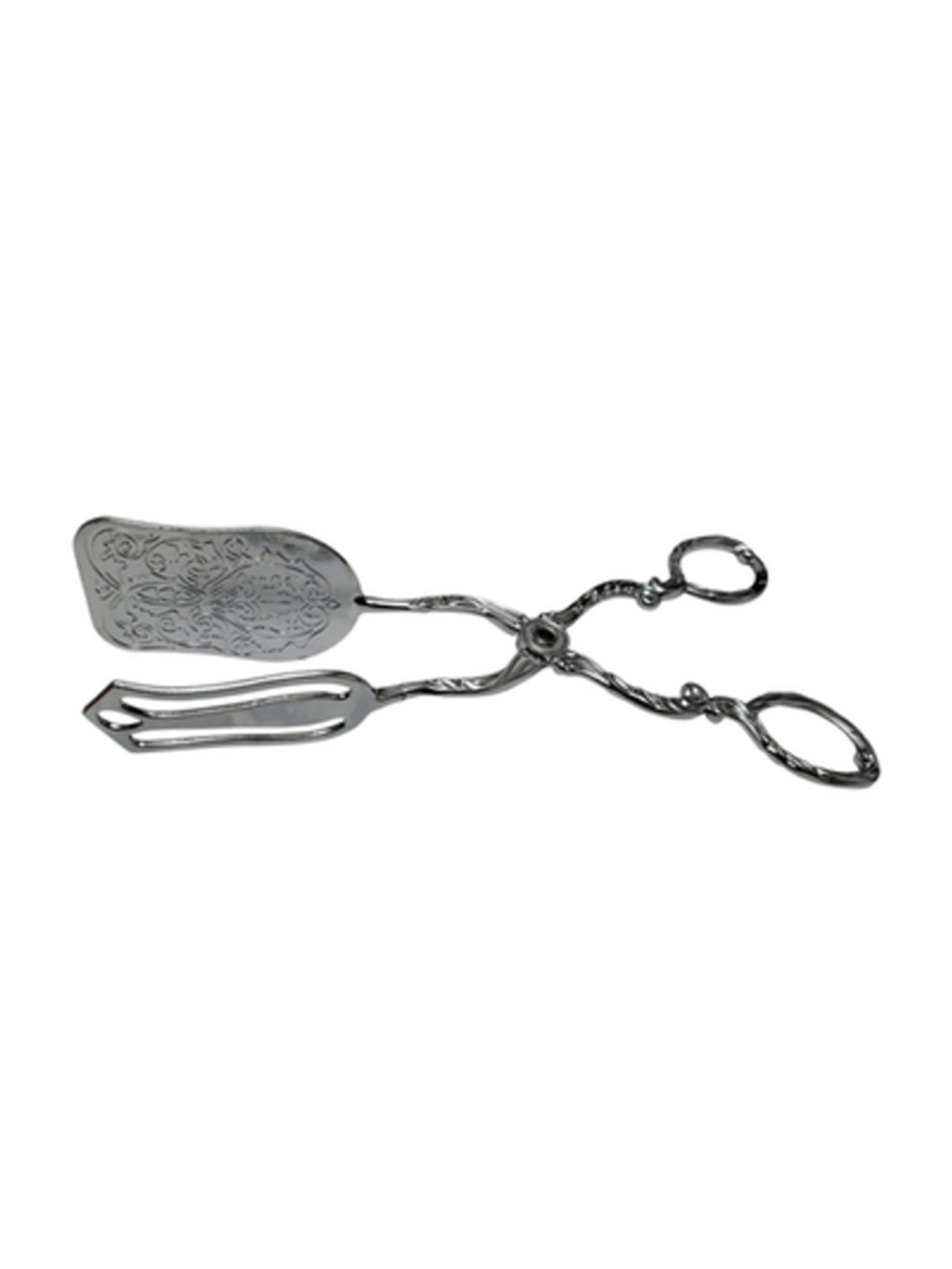 Vintage Ornate Silver Plated Serving Tongs Scissor Sugar Tongs Decorative Fancy
